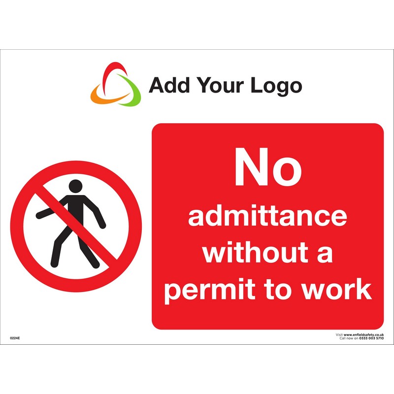 No Admittance Without Permit to Work