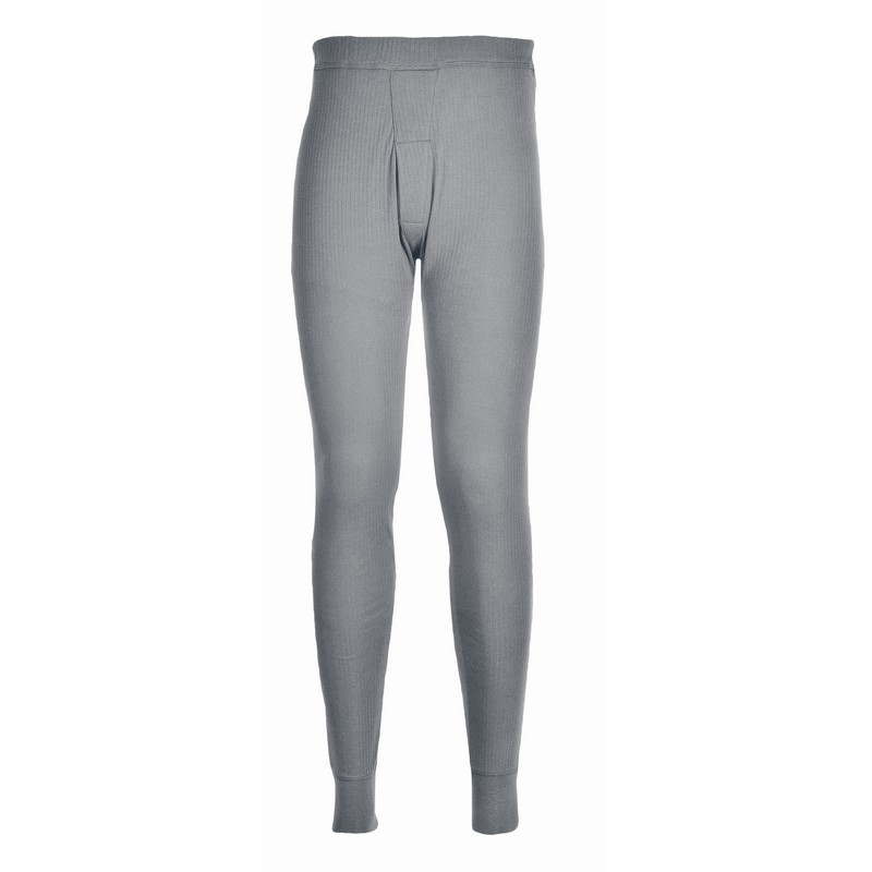 Thermal Base Layer Trousers Ash Grey Large