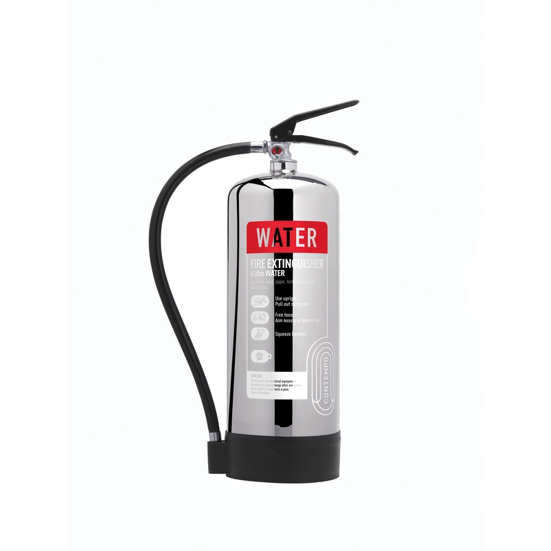 6L Polished Stainless Steel Water Extinguisher