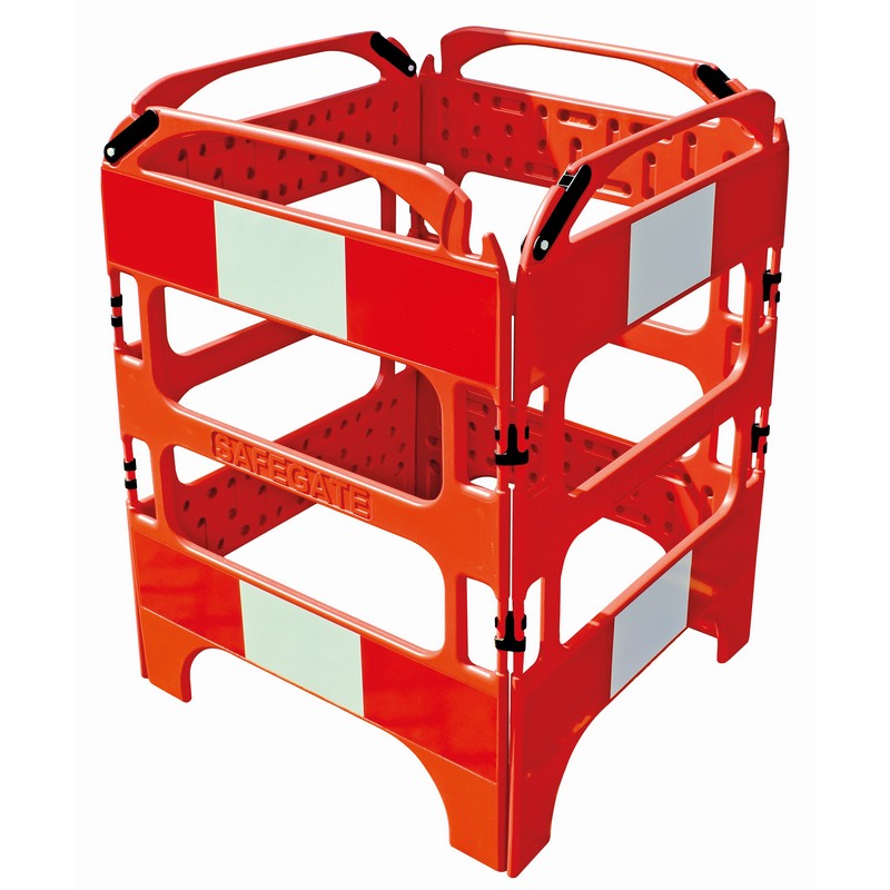 4 Part Barrier Red/White