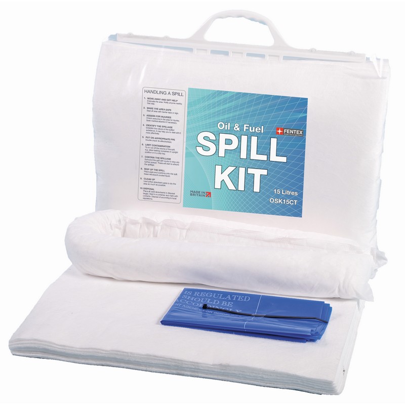 15 Litre Oil Spill Kit